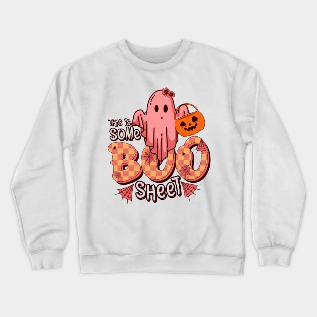 This Is Some Boo Sheet Crewneck Sweatshirt by Winter Magical Forest